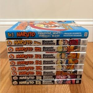 Naruto Books 7 19 21 22 24 25 30 33 Japanese Manga English Masashi Kishimoto